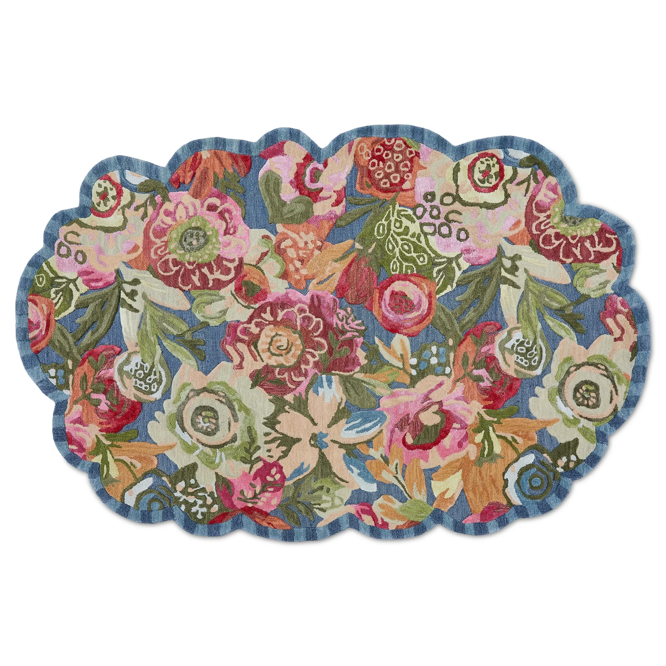 Sea Garden Floral 5' x 8' Rug