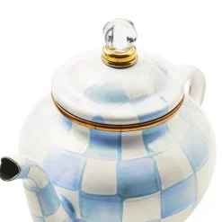 Sky Check 4 Cup Teapot