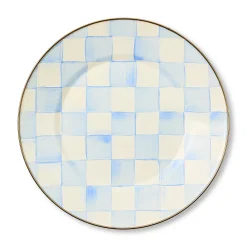 Sky Check Dinner Plate