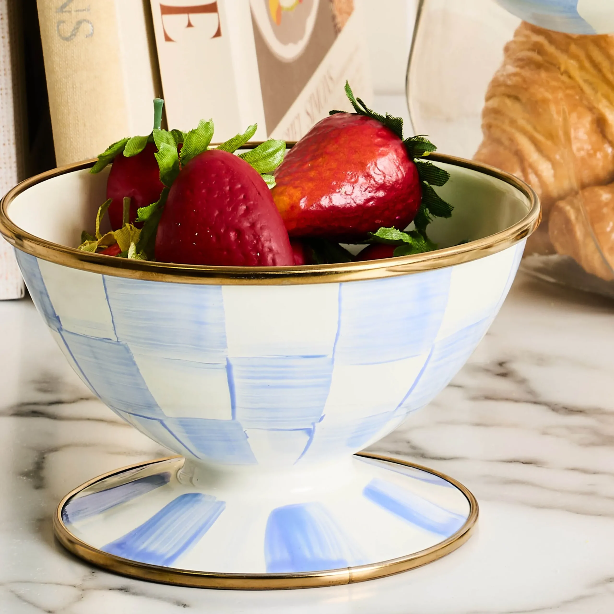 Sky Check Ice Cream Dish
