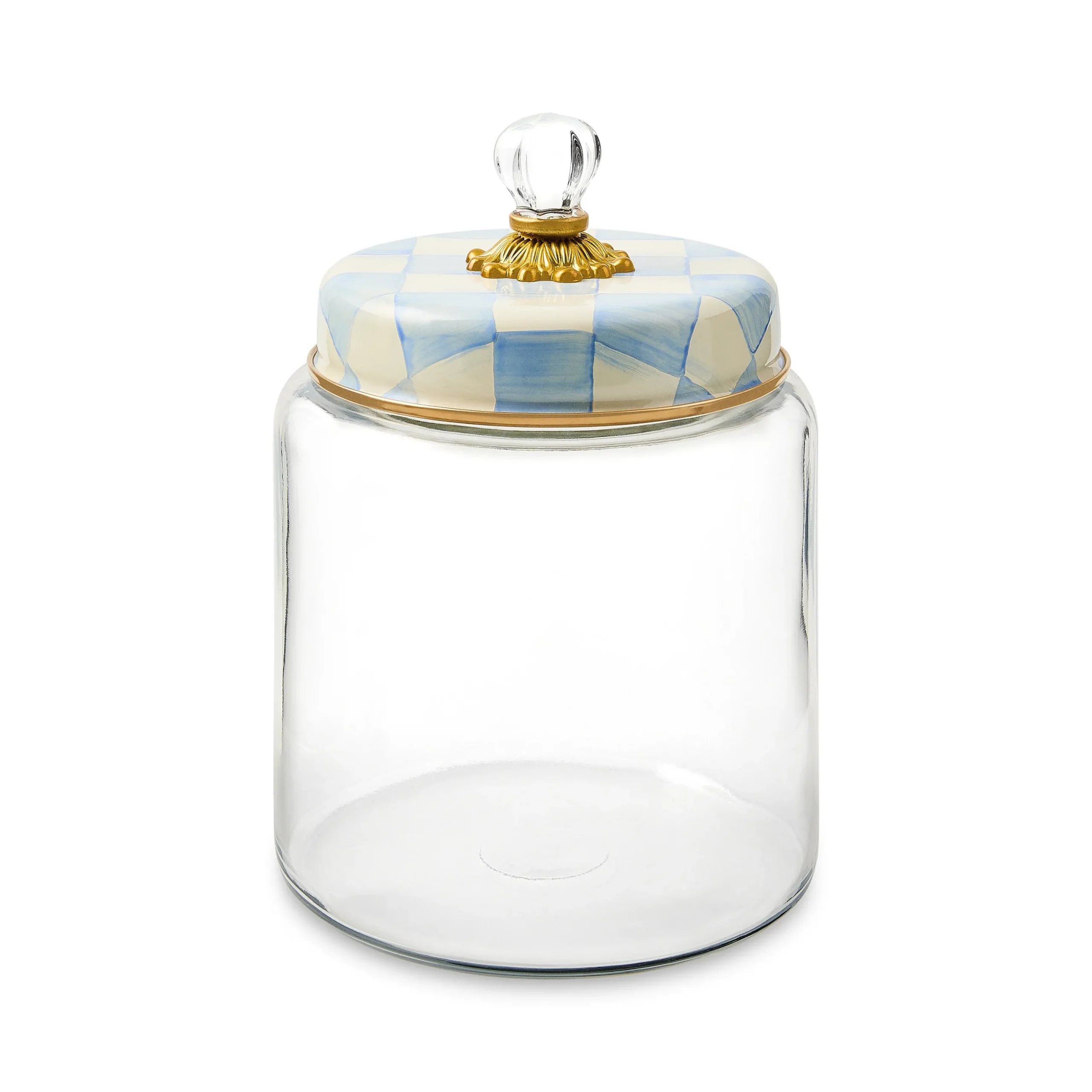Sky Check Large Kitchen Canister