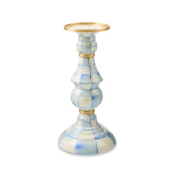 Sky Check Large Pillar Candlestick