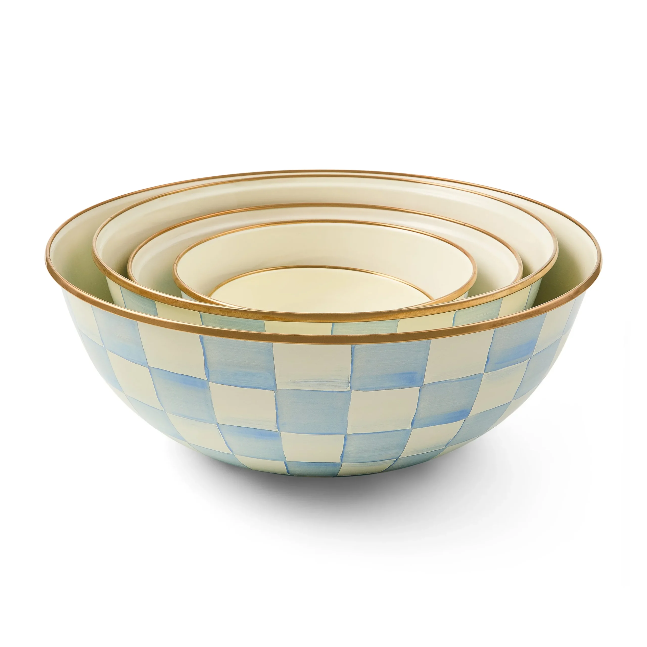 Sky Check Medium Everyday Bowl