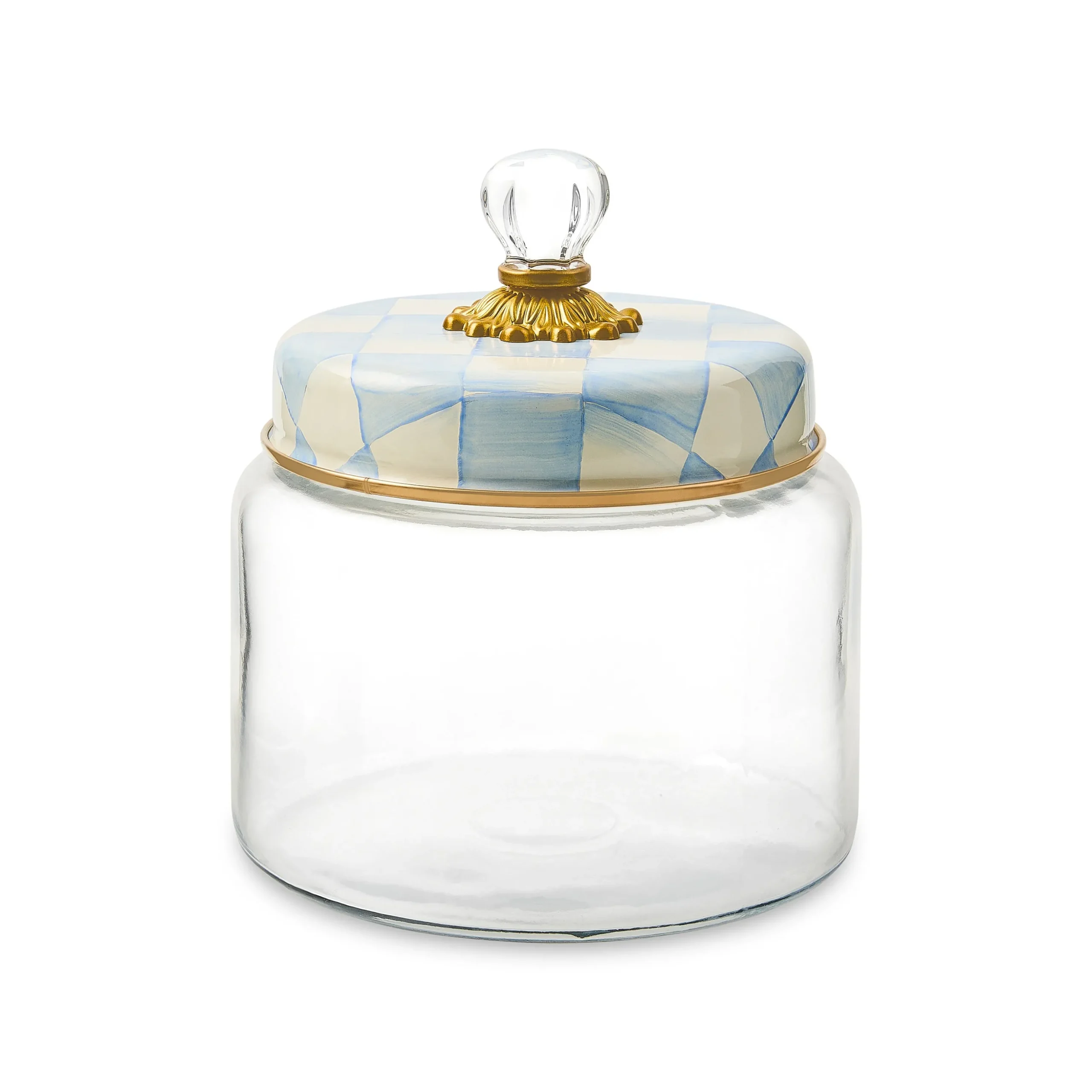 Sky Check Medium Kitchen Canister