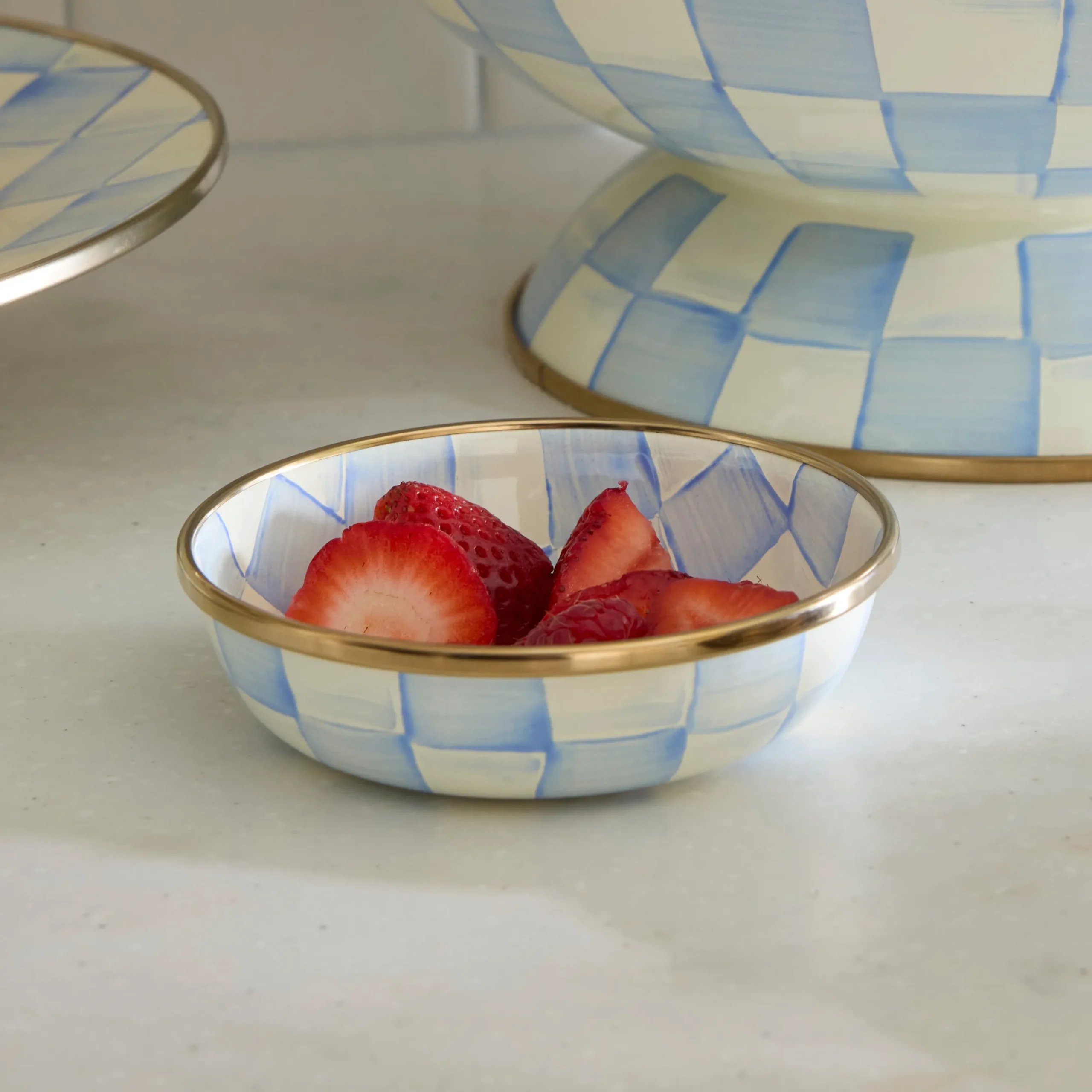 Sky Check Relish Dish