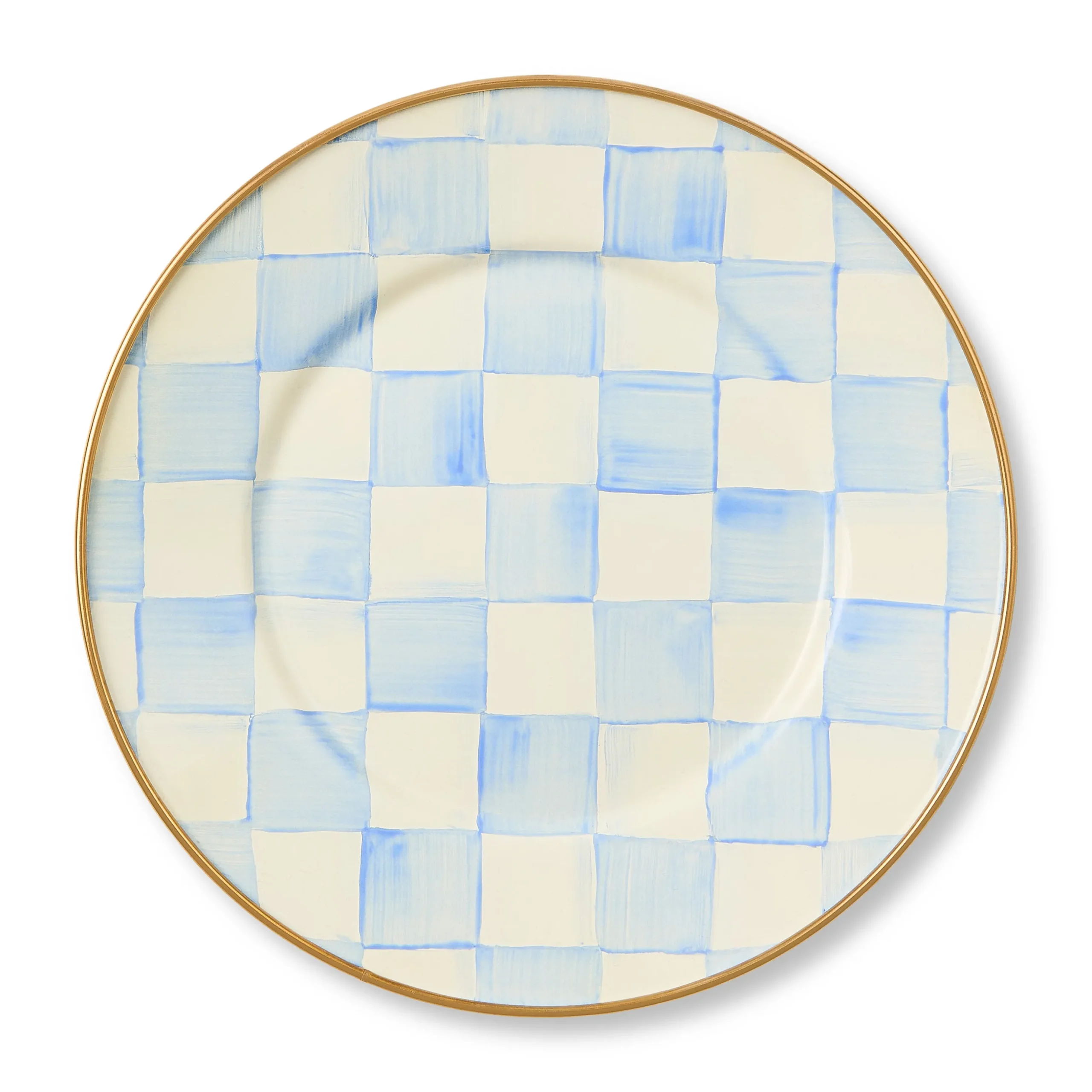 Sky Check Salad/Dessert Plate