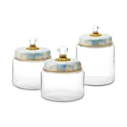 Sky Check Small Kitchen Canister