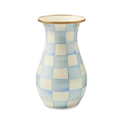 Sky Check Tall Vase