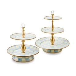 Sky Check Three Tier Sweet Stand