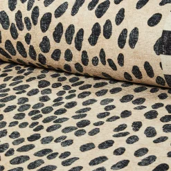 Snow Leopard 2' x 3' Washable Rug