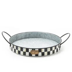 Spectator Galvanized Serving Trays, Set of 2