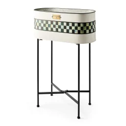 Spectator Galvanized Standing Planter