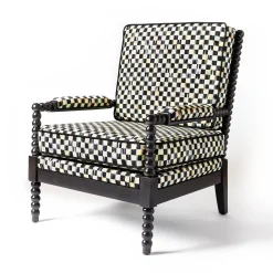 Spindle Check Outdoor Chair