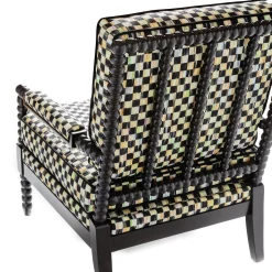 Spindle Check Outdoor Chair