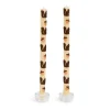 Squirrels & Acorns Dinner Candles, Set of 2