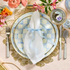 Sterling Check Bistro Flatware 5 Piece Place Setting