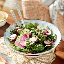Sterling Check Bistro Salad Serving Set