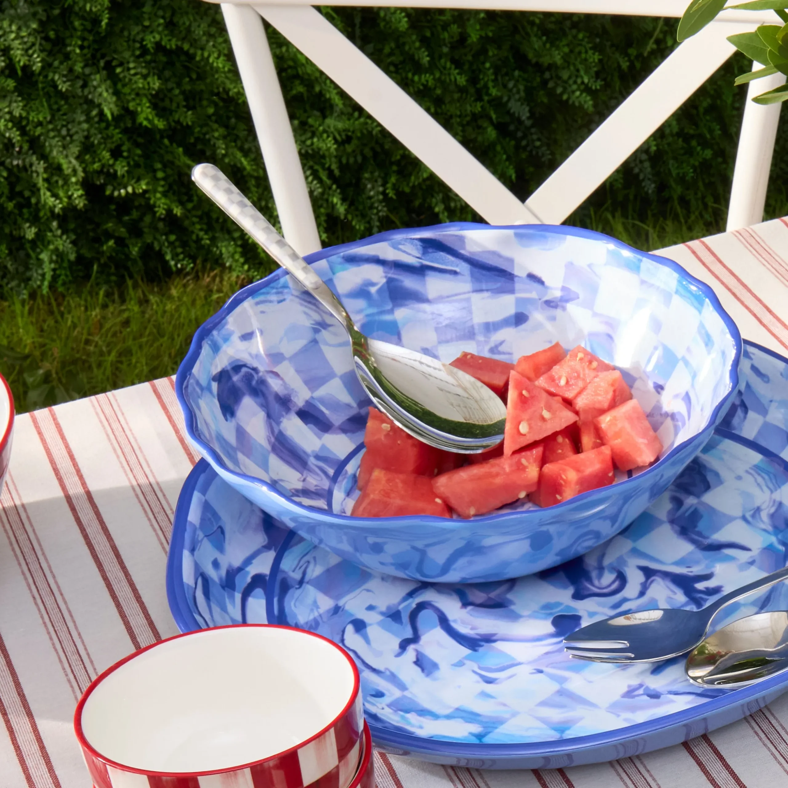Sterling Check Bistro Serving Spoon