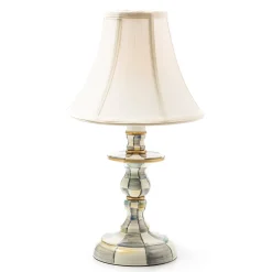 Sterling Check Candlestick Lamp