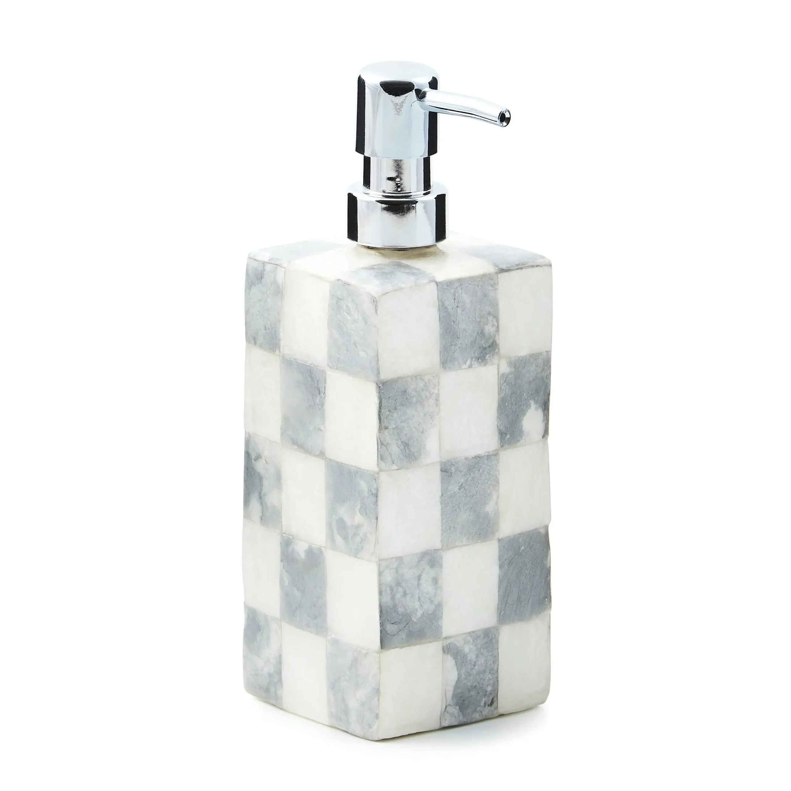 Sterling Check Capiz Soap Pump