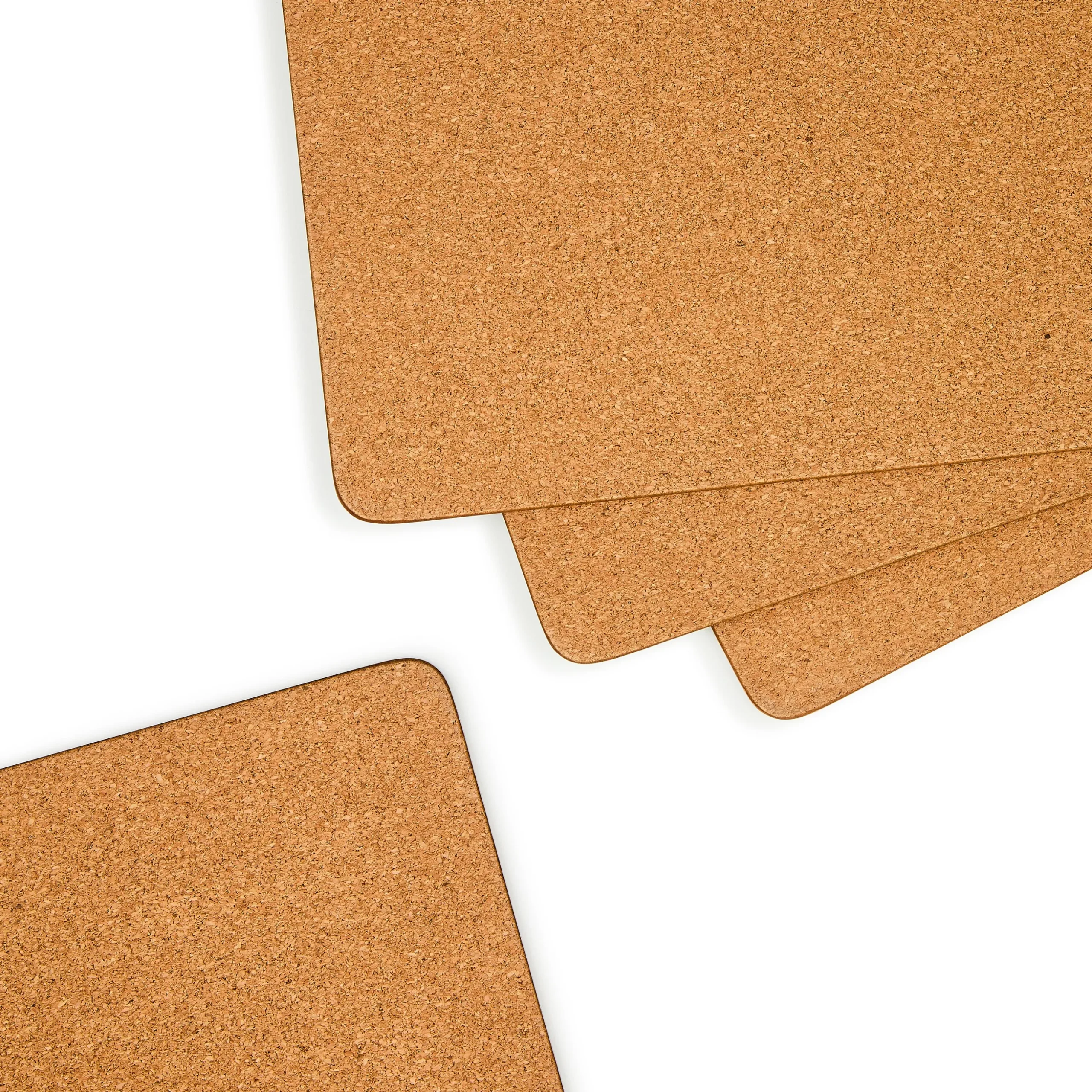 Sterling Check Cork Back Placemats, Set of 4