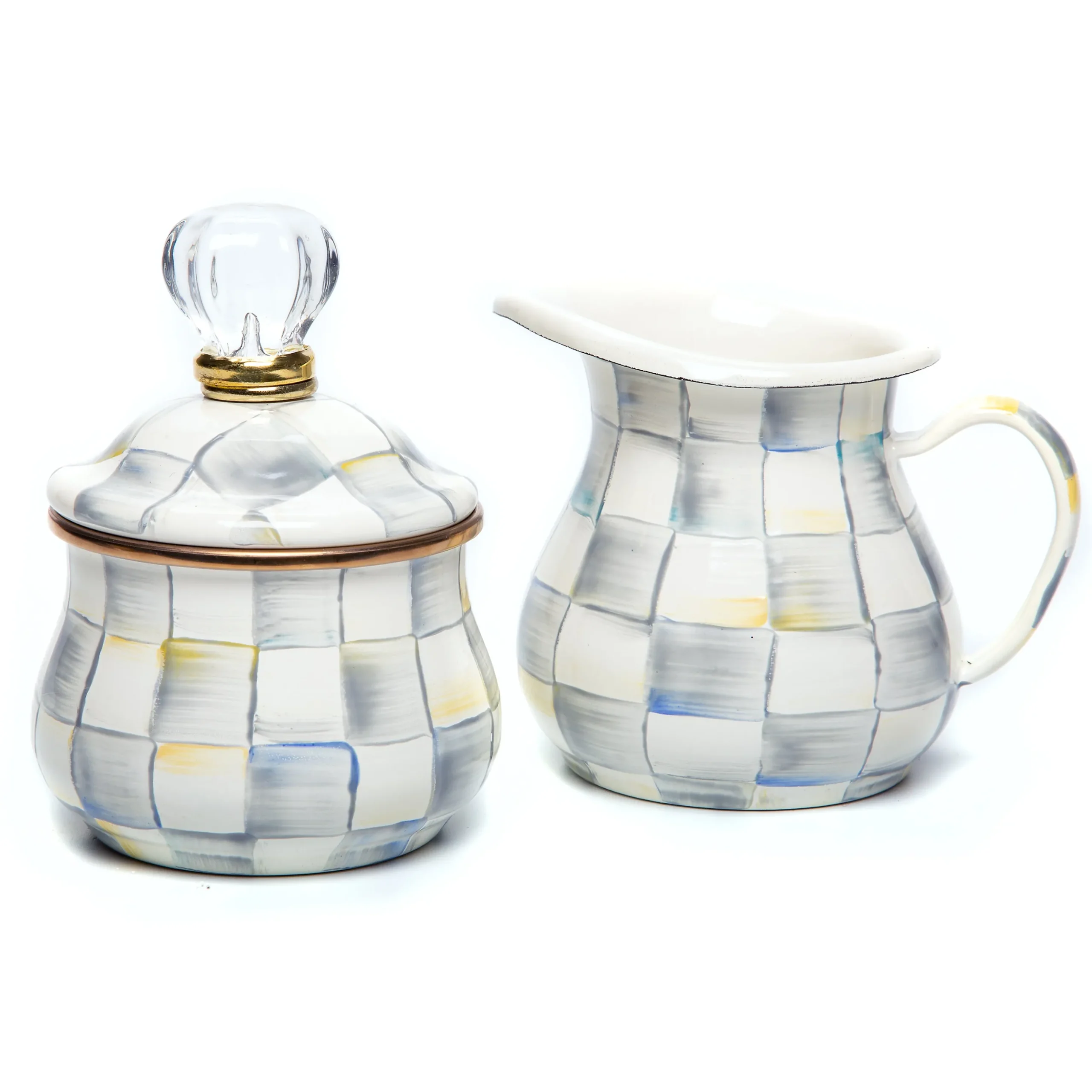 Sterling Check Creamer