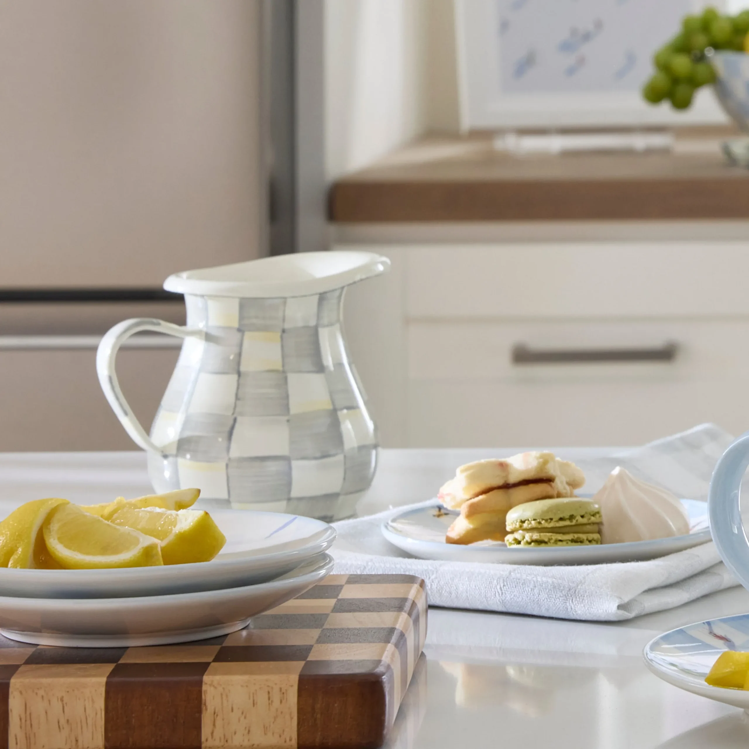 Sterling Check Creamer