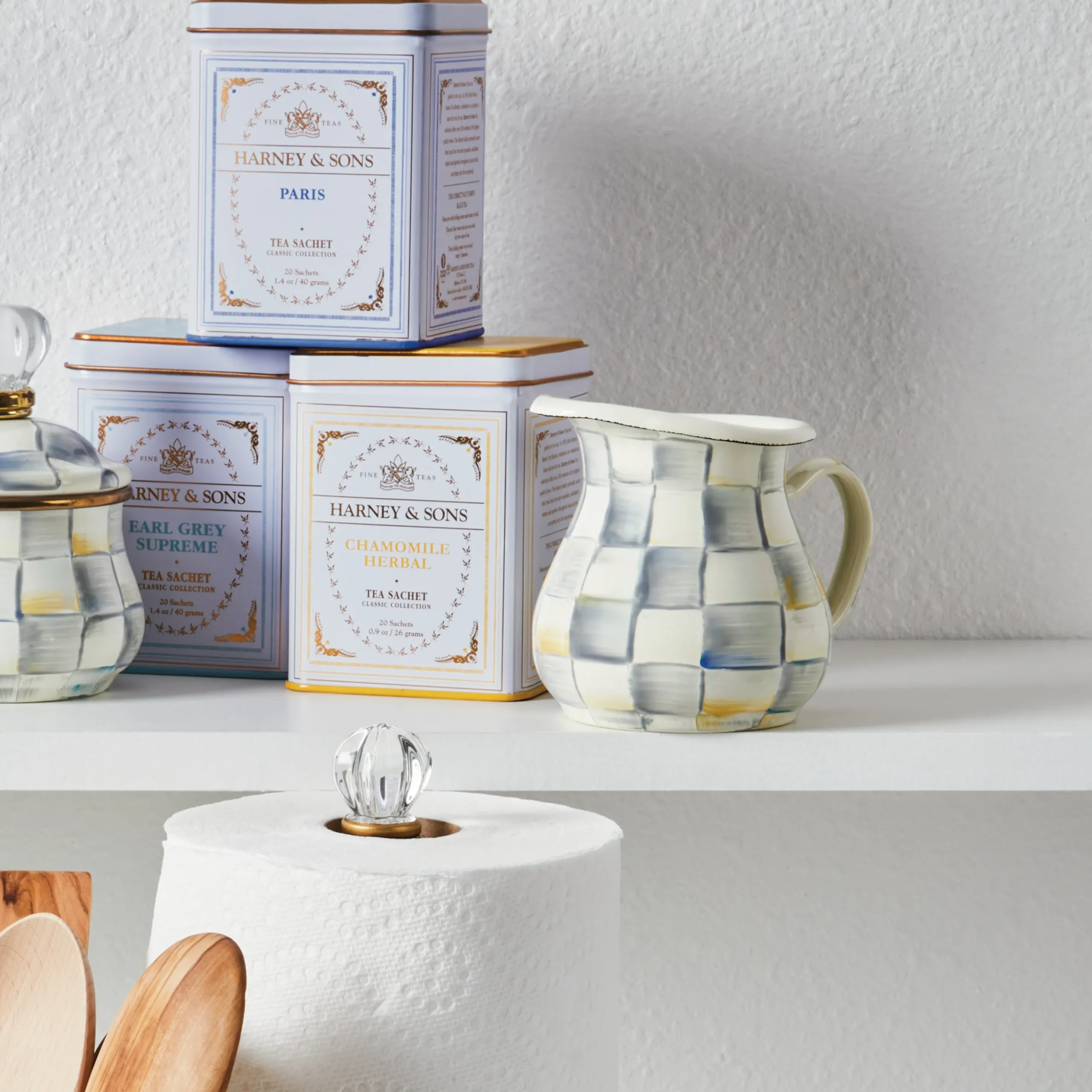Sterling Check Creamer