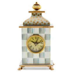 Sterling Check Desk Clock