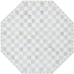 Sterling Checkered 6' Octagon Washable Rug