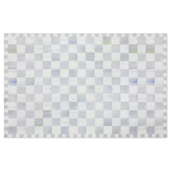 Sterling Checkered 3' x 5' Washable Rug