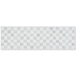 Sterling Checkered 2'6" x 8' Washable Runner