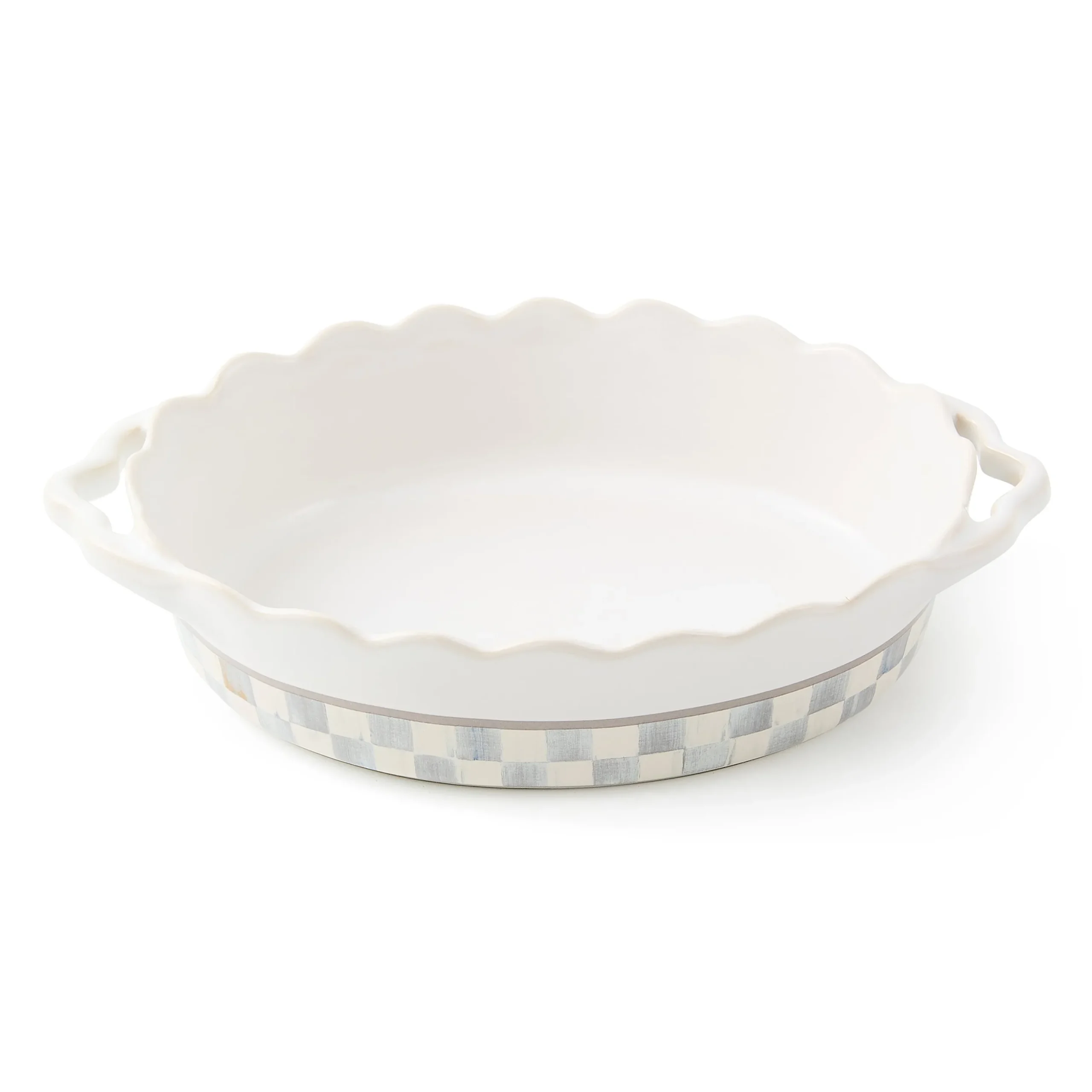 Sterling Check Everyday Small Oval Baker