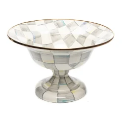 Sterling Check Large Compote