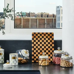 Sterling Check Large Kitchen Canister