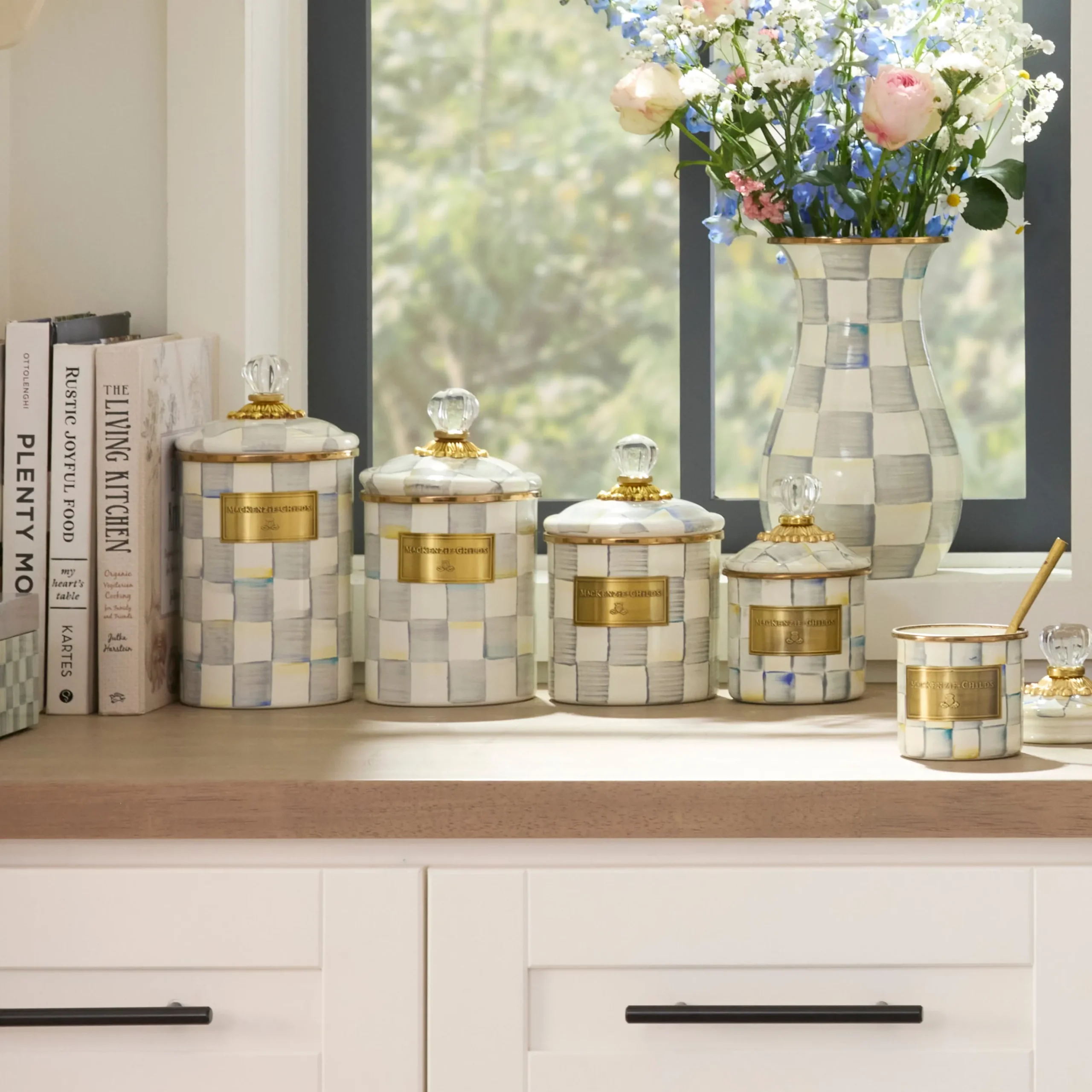 Sterling Check Medium Canister