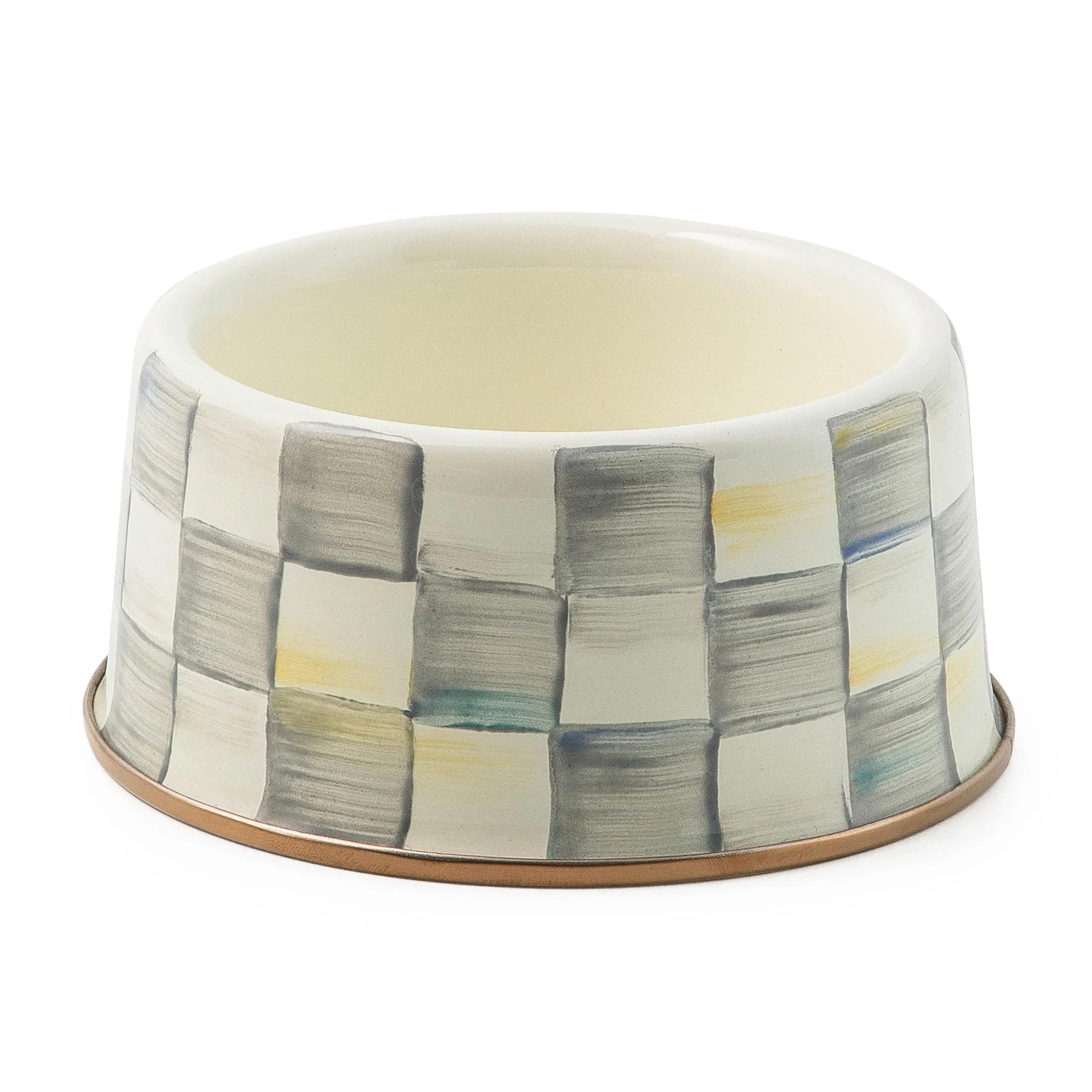 Sterling Check Medium Pet Dish