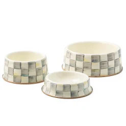 Sterling Check Medium Pet Dish