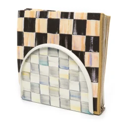 Sterling Check Napkin Holder