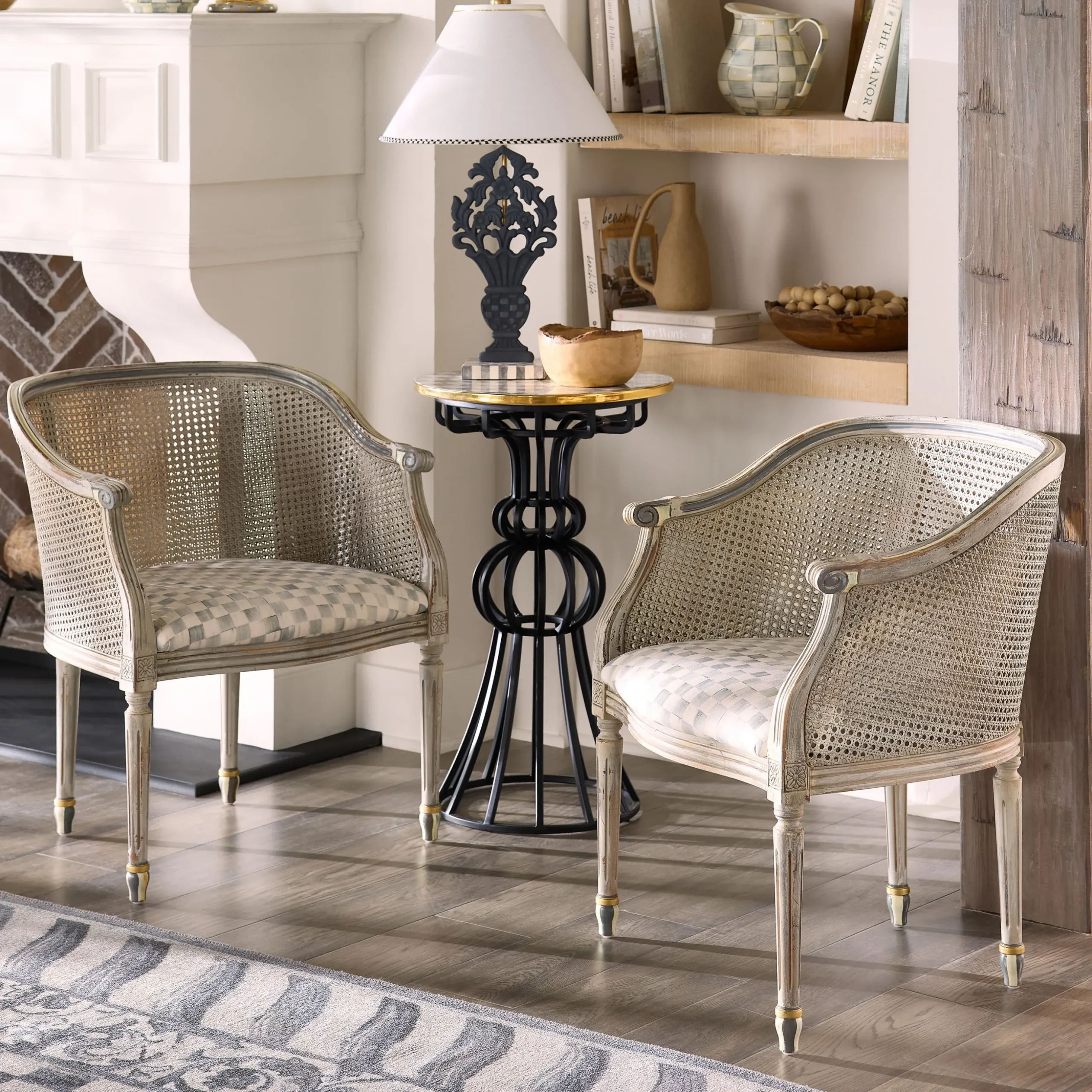 Sterling Check Perfetto Accent Chair