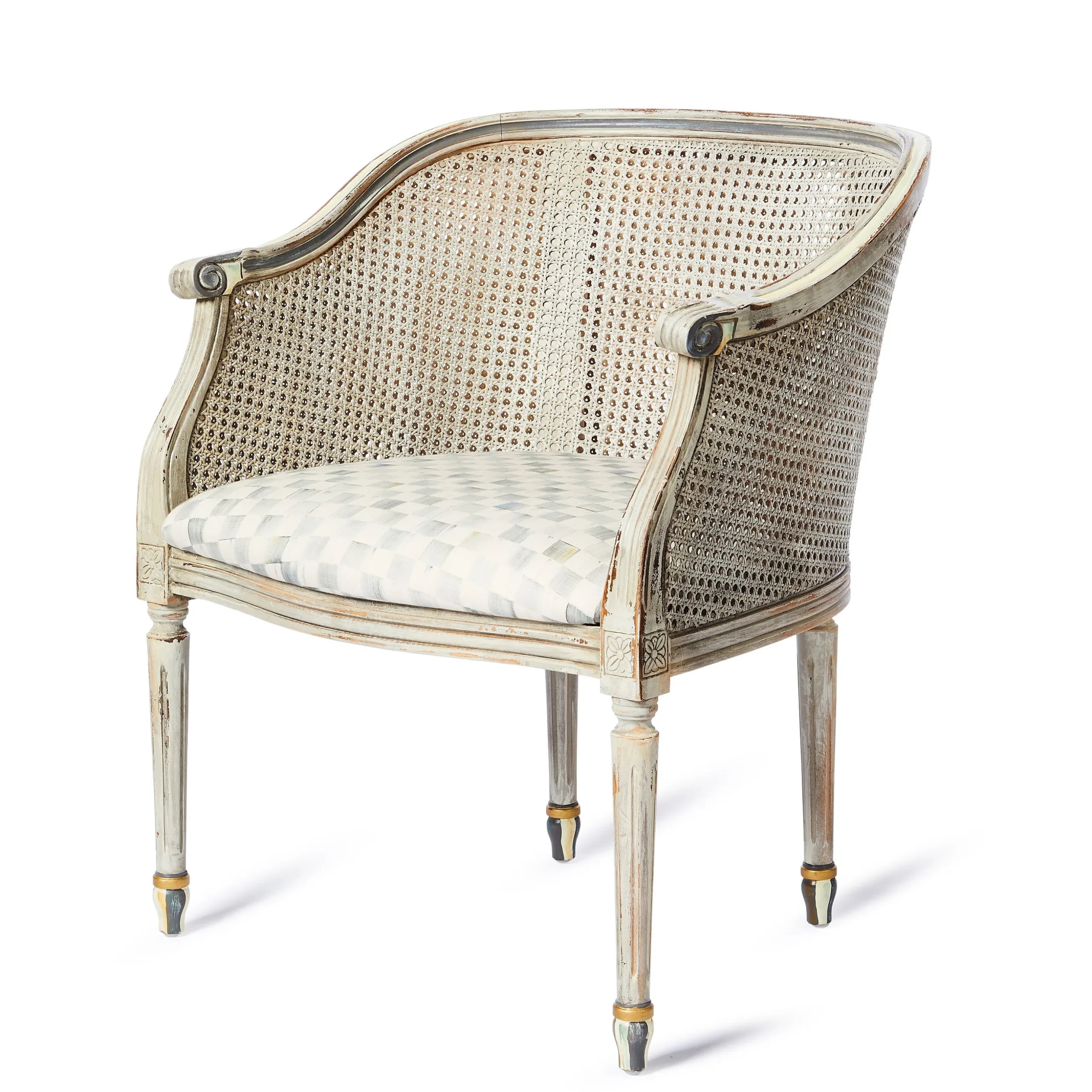 Sterling Check Perfetto Accent Chair