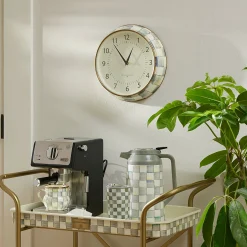 Sterling Check School Wall Clock