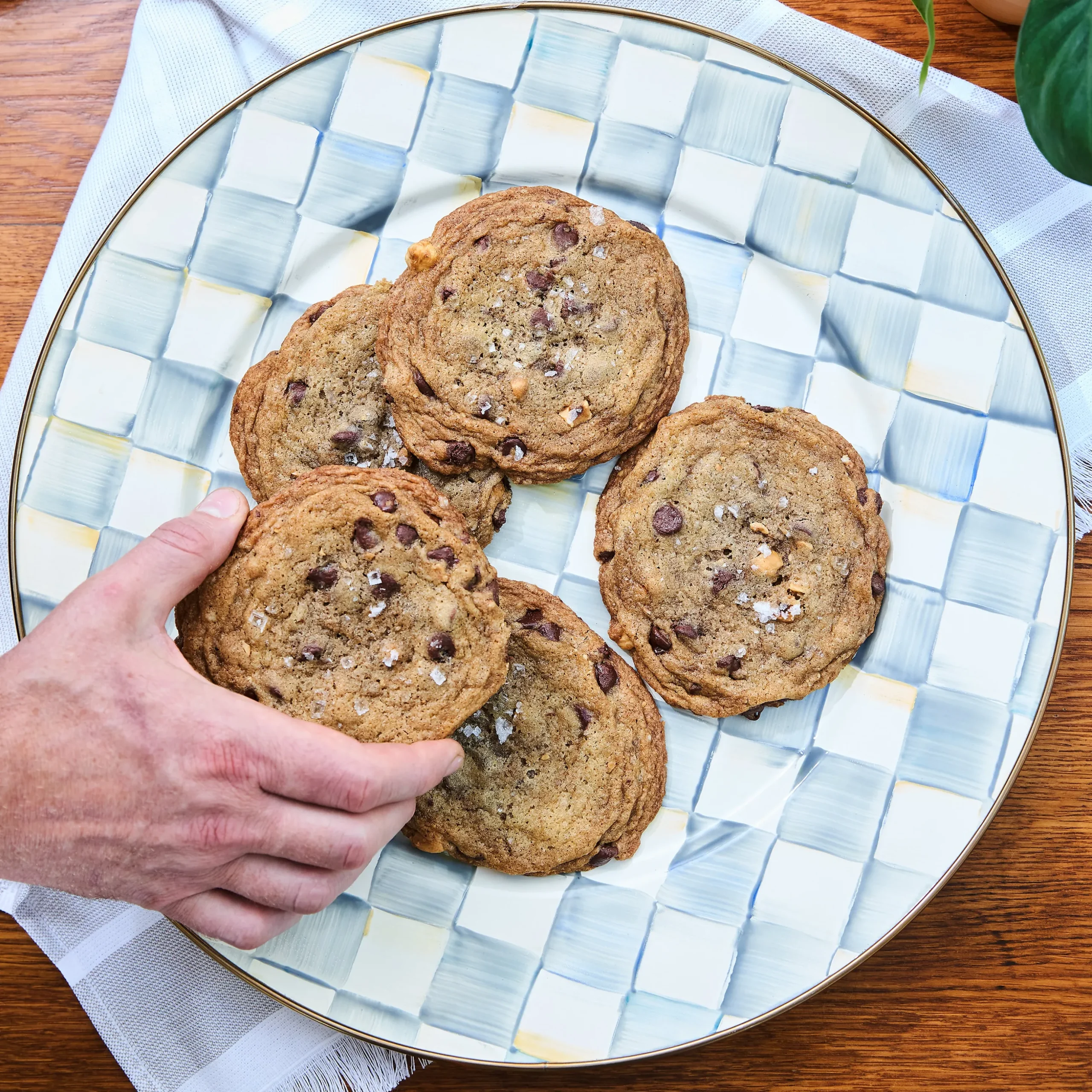 Sterling Check Serving Platter
