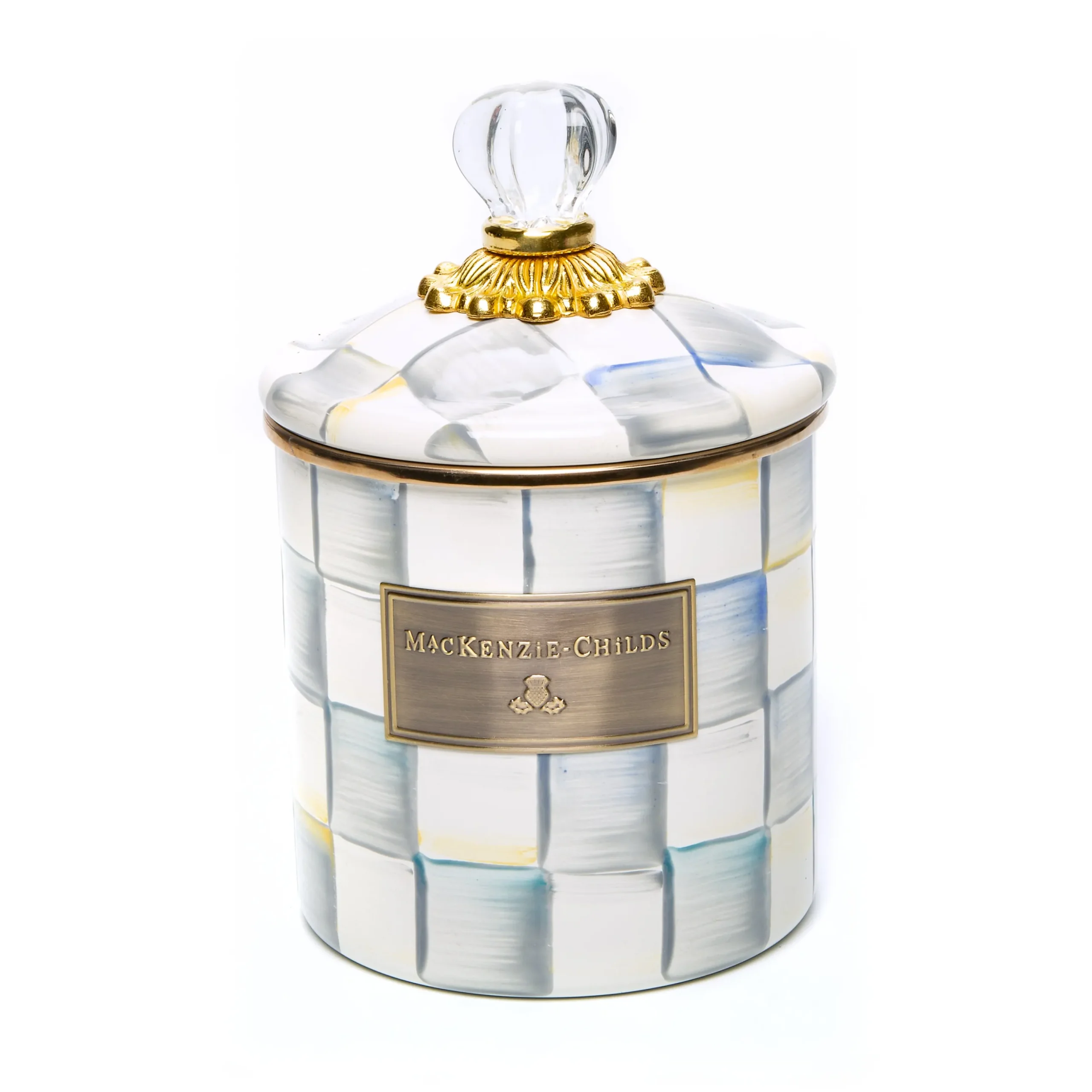 Sterling Check Small Canister