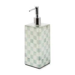 Sterling Check Soap Glass Pump