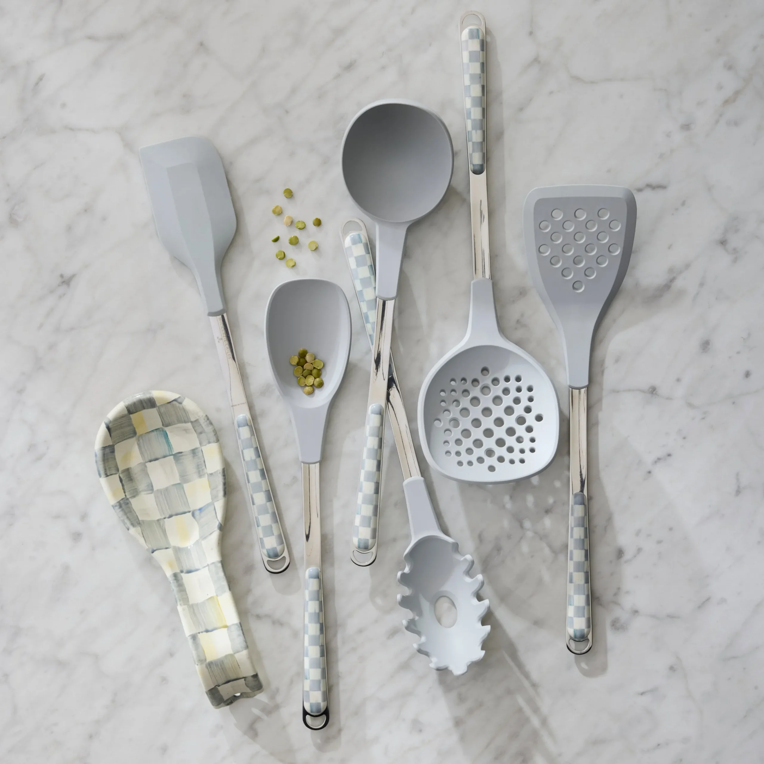 Sterling Check Spoon Rest