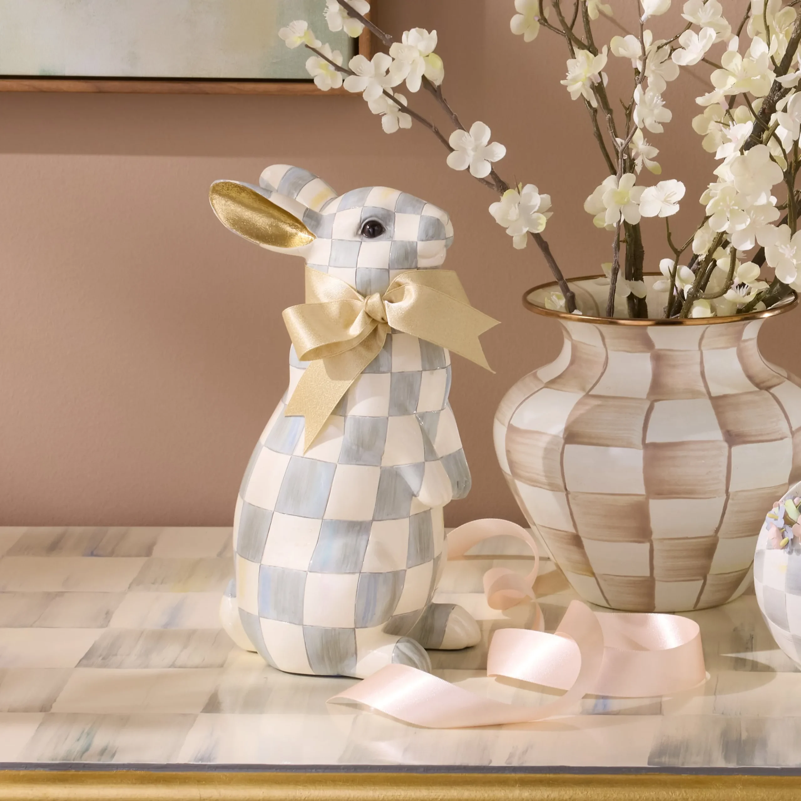 Sterling Check Standing Bunny