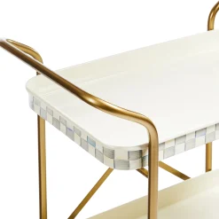 Sterling Check 2-Tier Kitchen Cart