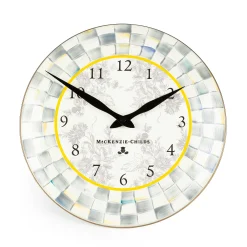 Sterling Check Wall Clock