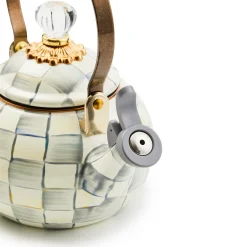 Sterling Check Whistling Tea Kettle